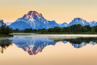 Mount Moran at Oxbow Bend Fine Art Print by Yves Marcoux