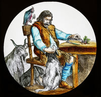 Robinson Crusoe with Animals Fine Art Print by John Short