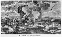 War of 1812: Battle of Plattsburgh Etching Poster Print by Granger Collection