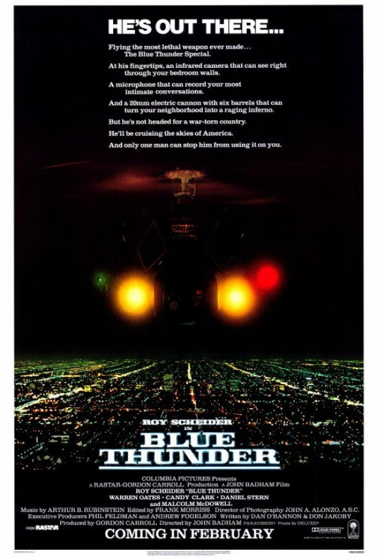 Blue Thunder Movie Poster Print (27x40) | Posterazzi