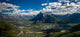 Aerial View of Banff Town and Mount Rundle Fine Art Print by Panoramic Images
