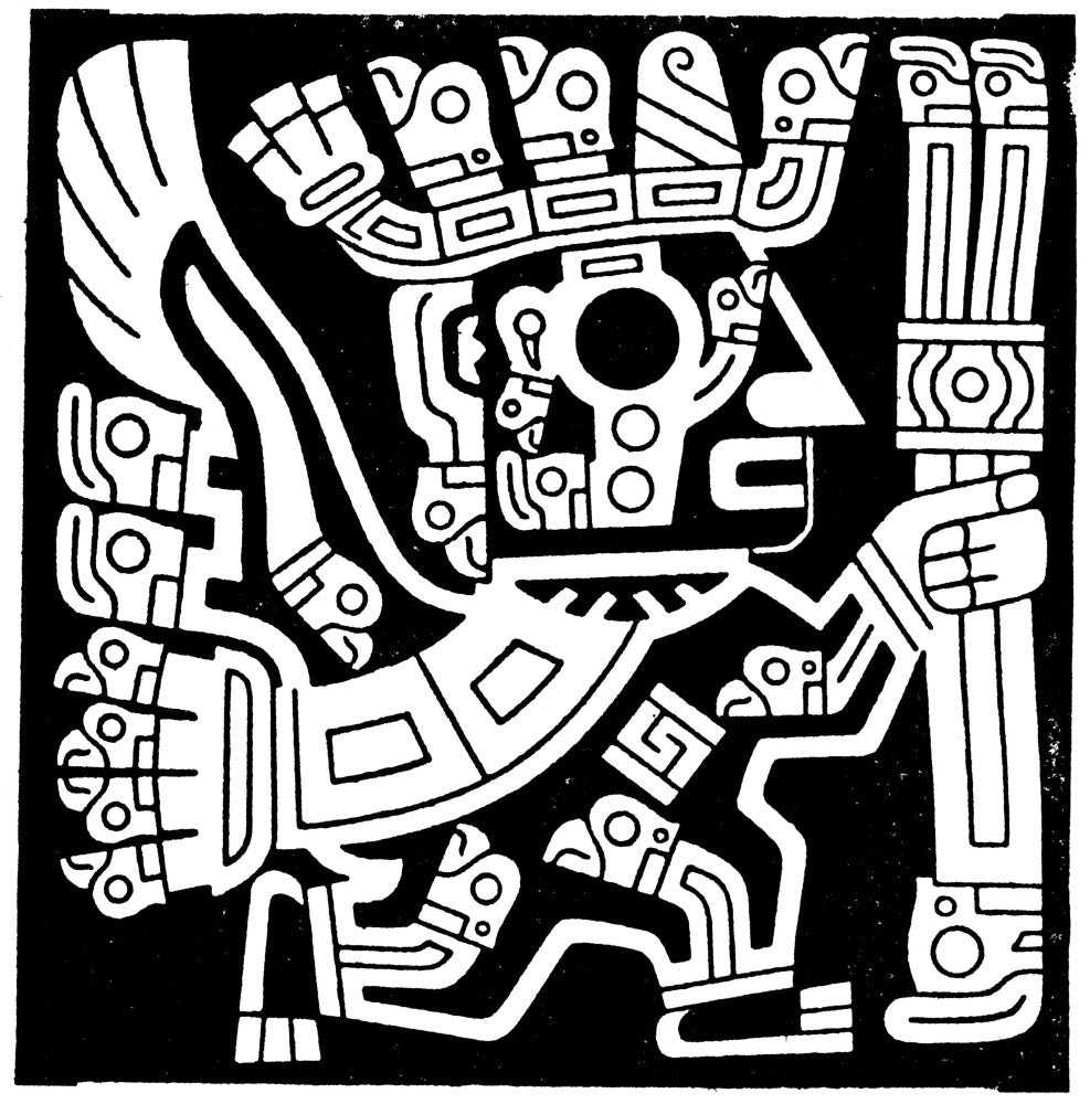 Bolivia Tiahuanaco Figure Fine Art Print by Granger Collection