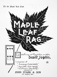 Maple Leaf Rag Sheet Music Cover Fine Art Print