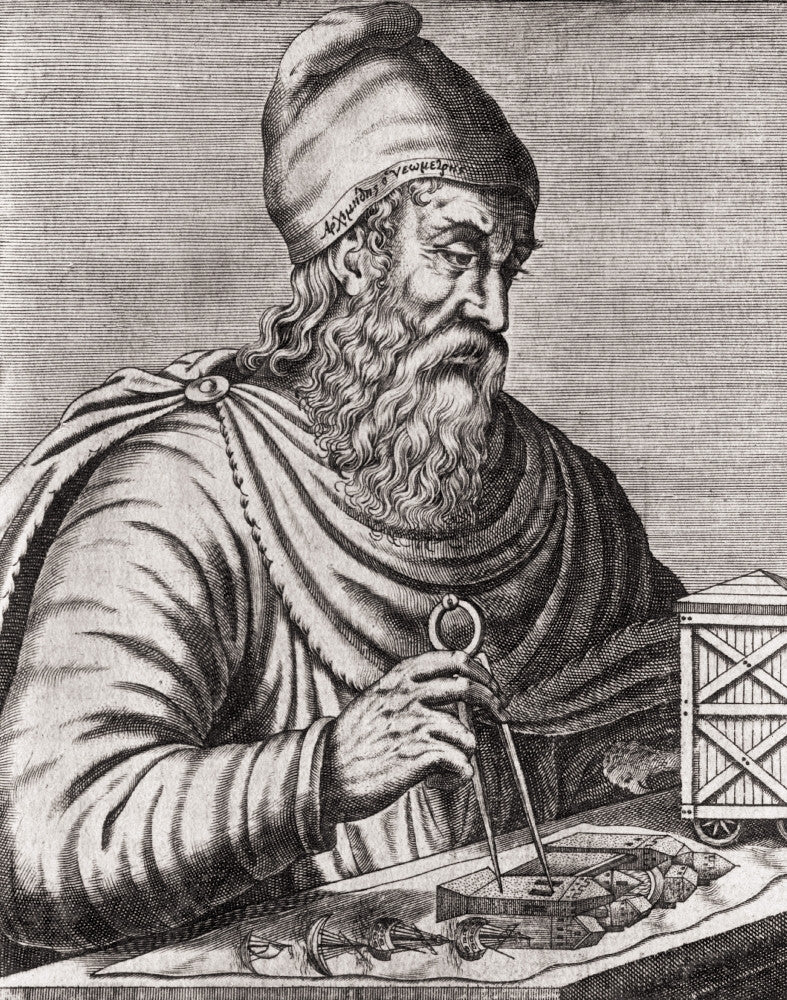 Archimedes of Syracuse Fine Art Print - Greek Mathematician & Engineer