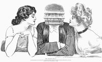 Gibson: The Weaker Sex Pen and Ink Drawing by Charles Dana Gibson