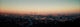 Cityscape Poster Print from Mulholland Drive, Los Angeles