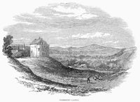Closeburn Castle Fine Art Print - Wood Engraving from 1853