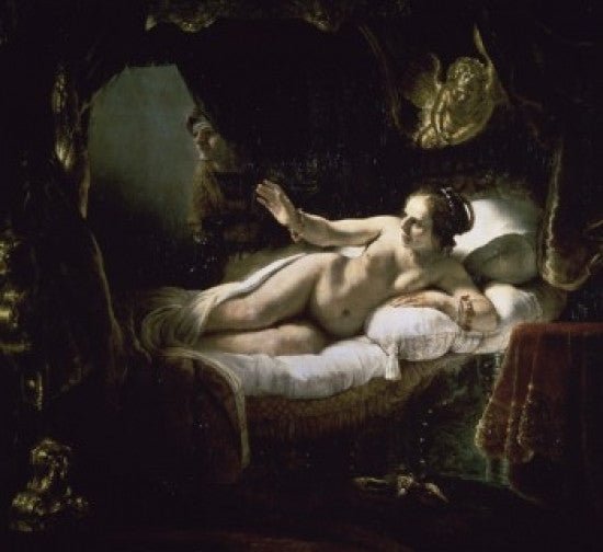 Danae Fine Art Print by Rembrandt Harmensz van Rijn
