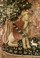 Lady & the Unicorn - Sense of Touch 15th Century Tapestry Poster Print