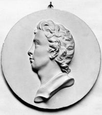 Percy Bysshe Shelley Plaster Cast Medallion Poster Print by Granger Collection