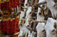 Hunting Trophies and Chili Peppers Market Stall Print - Santa Fe, NM