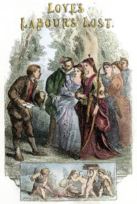 Shakespeare's Love's Labour - 19th Century Engraving Print