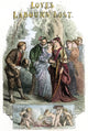 Shakespeare's Love's Labour - 19th Century Engraving Print