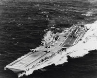 USS Randolph Underway at Sea with S2F Airplanes Poster Print, 1962 by Stocktrek Images