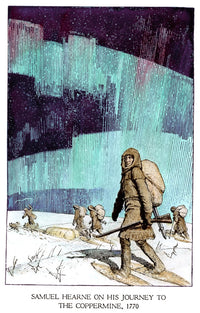 Samuel Hearne's Arctic Journey Fine Art Print by C.W. Jefferys