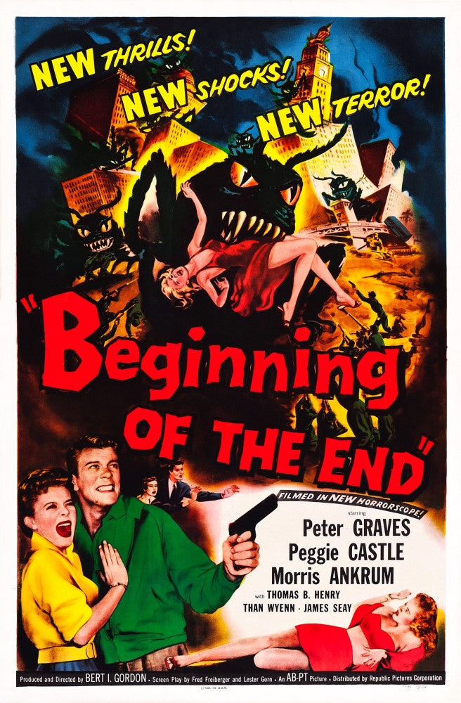 Beginning Of The End Movie Poster Art (1957) | Posterazzi