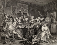 The Rakes Progress Tavern Scene Fine Art Print by Hogarth