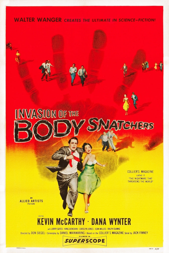 Invasion of the Body Snatchers Movie Poster Print (1956)