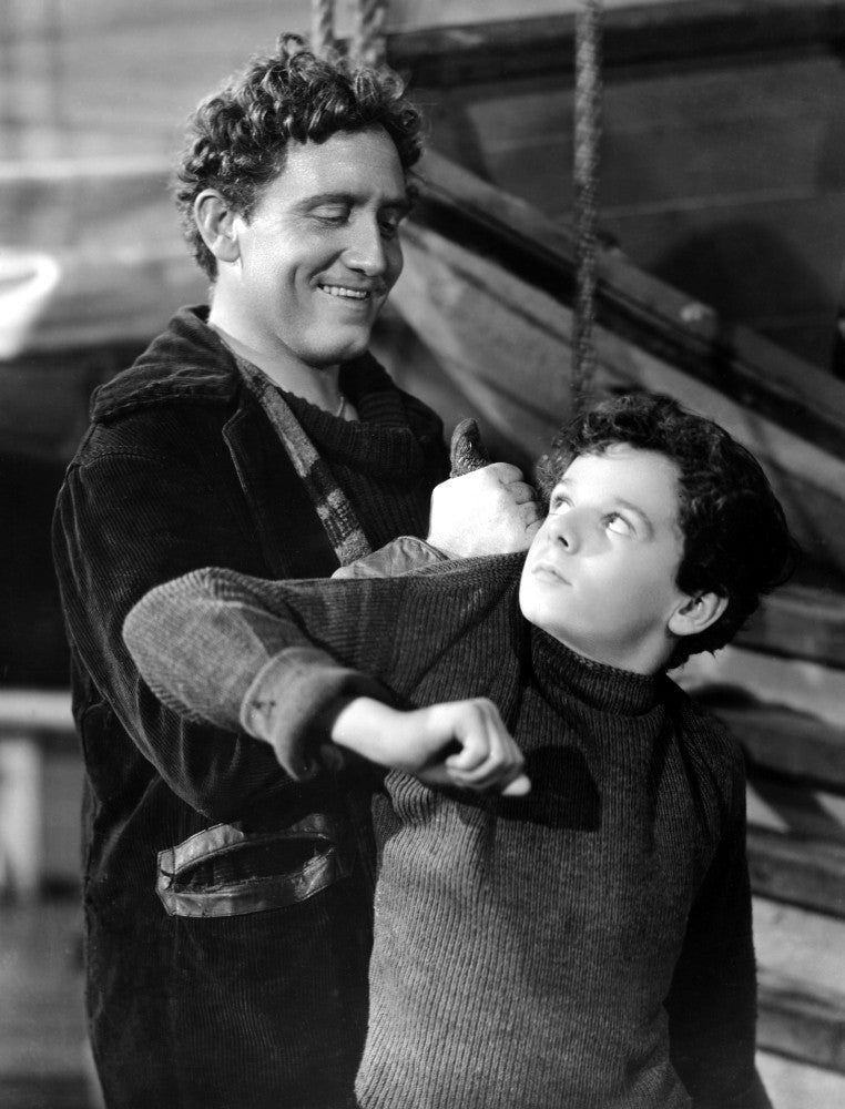 Captains Courageous 1937 Photo Print Featuring Spencer Tracy and Freddie Bartholomew