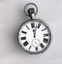 Old Fashioned Pocket Watch Fine Art Print - Vintage Charm