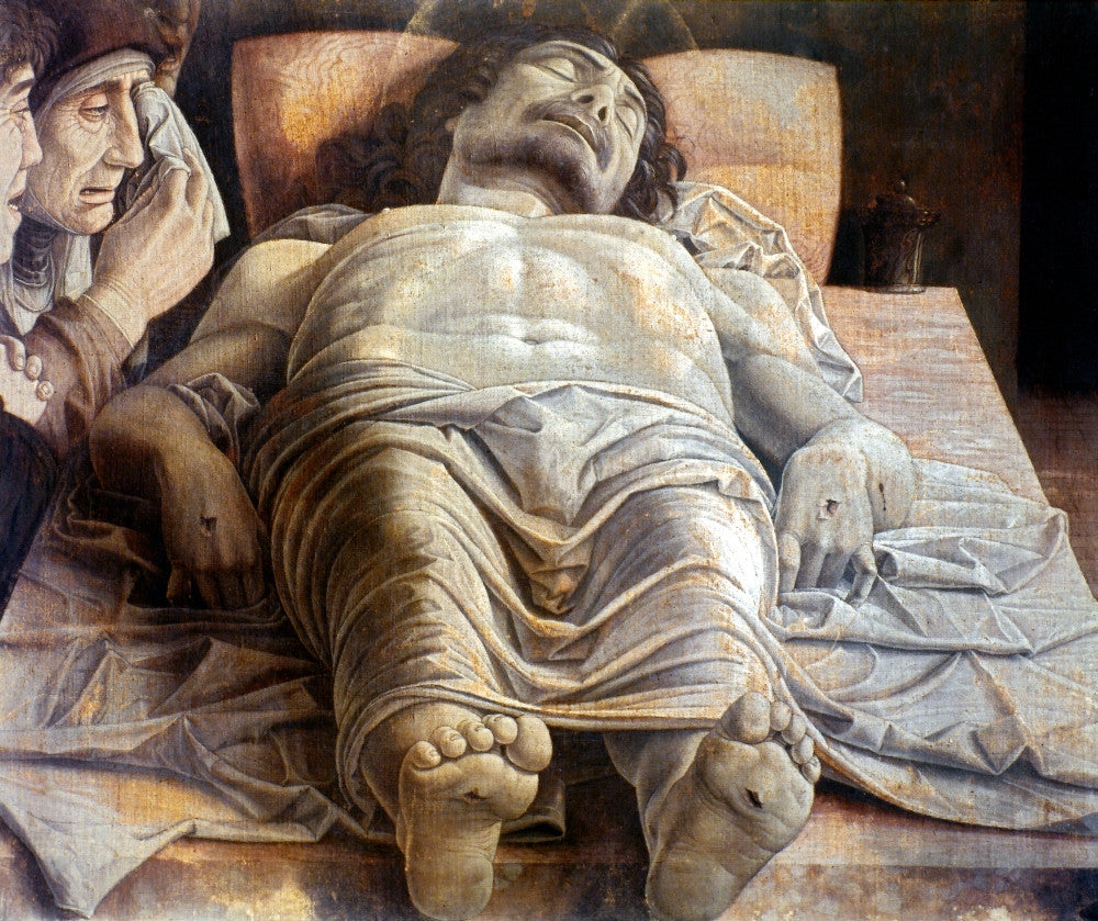 Mantegna: The Dead Christ Fine Art Print on Canvas by Andrea Mantegna