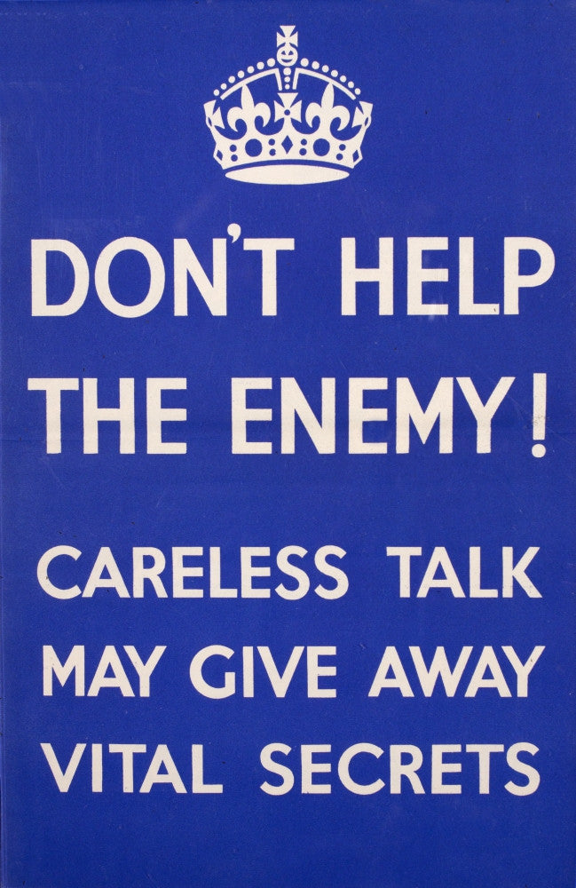 Don't Help The Enemy! Fine Art Print | Mary Evans Picture Library