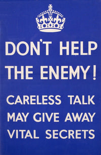Don't Help The Enemy! Fine Art Print | Mary Evans Picture Library