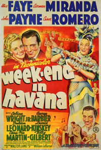 Weekend in Havana Movie Poster Print - 27x40 | Posterazzi