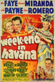 Weekend in Havana Movie Poster Print - 27x40 | Posterazzi