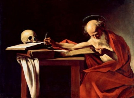 Saint Jerome Fine Art Print by Michelangelo Merisi da Caravaggio