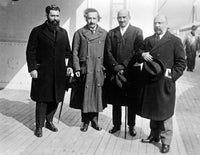 Albert Einstein with Zionist Leaders - Fine Art Print by Granger Collection