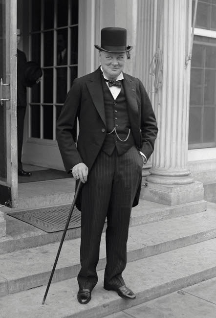 Winston Churchill Digitally Restored History Photo Print by John Parrot