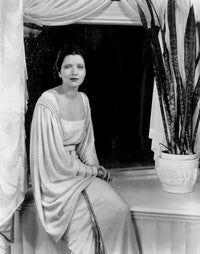 Living On Velvet Photo Print of Kay Francis in Rhinestone Dress | Posterazzi