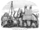 Burma: War Elephant 1855 Wood Engraving Fine Art Print by Granger Collection