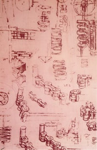 Mechanical Drawings #4 Fine Art Print by Leonardo da Vinci
