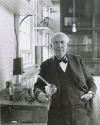 Thomas Edison 1915 Laboratory Poster Print by Granger Collection