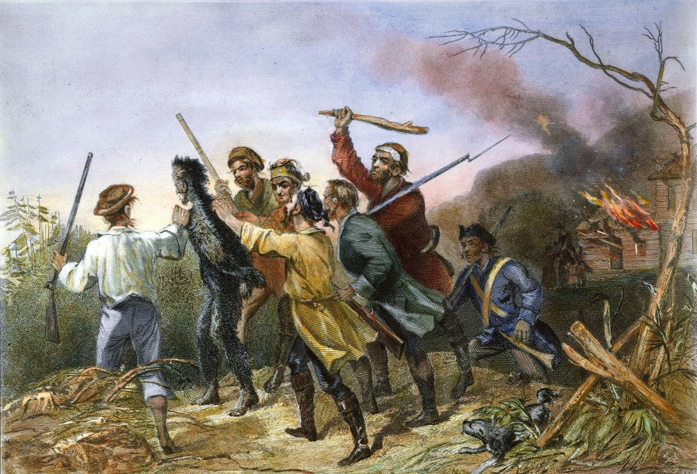 Excise: Tar & Feather Engraving - Whiskey Rebellion Art Print