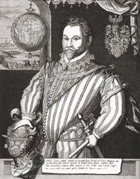 Sir Francis Drake Fine Art Print - Historic English Navigator
