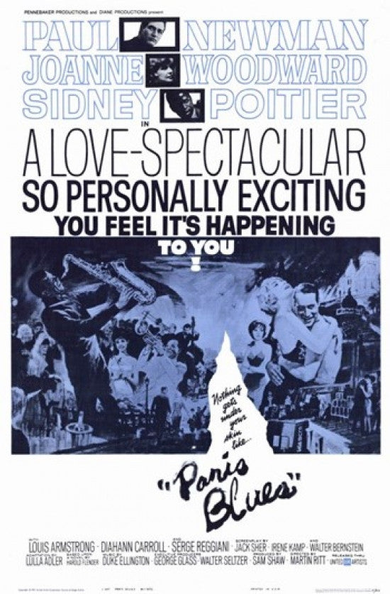 Paris Blues Movie Poster - 11x17 | Posterazzi