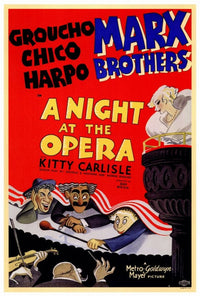 A Night at the Opera Movie Poster Print (27x40) - Classic Film Art