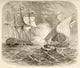 An American Navy Ship Captures Algerian Pirate Ship - Fine Art Print