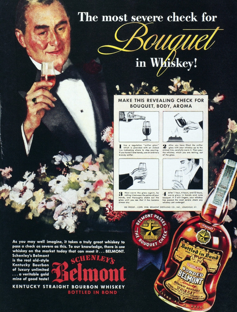 American Whiskey Advertisement Fine Art Print - 1938 | Posterazzi