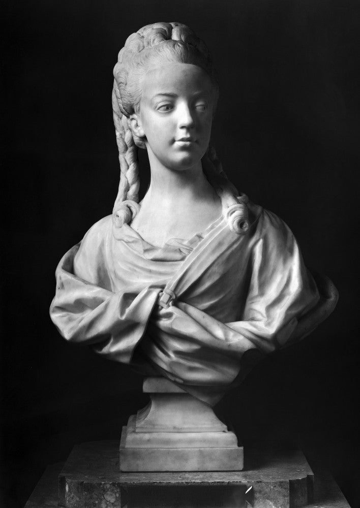 Marie Antoinette Marble Bust Fine Art Print by Jean Baptiste Lemoyne II