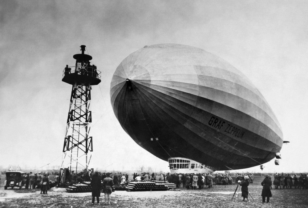 Graf Zeppelin Airship Fine Art Print - Early 20th Century