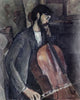 The Cello Player Fine Art Print by Amedeo Modigliani