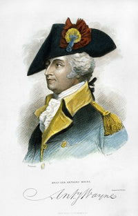 Anthony Wayne 'Mad Anthony' Stipple Engraving Fine Art Print by John Trumbull