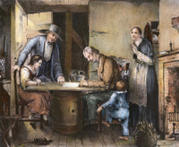 Temperance Movement 'Signing The Pledge' Lithograph Print by Granger Collection