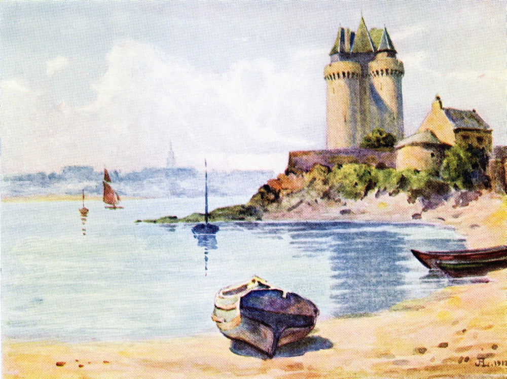 St. Malo from St. Servan Fine Art Print by Hilary Jane Morgan