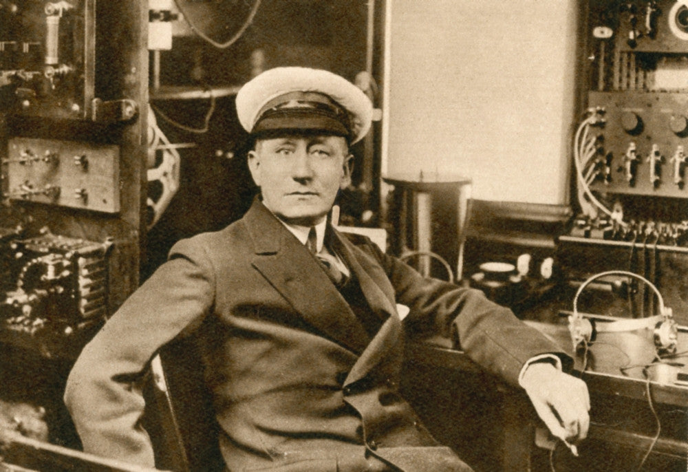 Guglielmo Marconi Italian Inventor Fine Art Print by Science Source