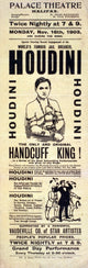Houdini: The One and Only Handcuff King 1903 Fine Art Print